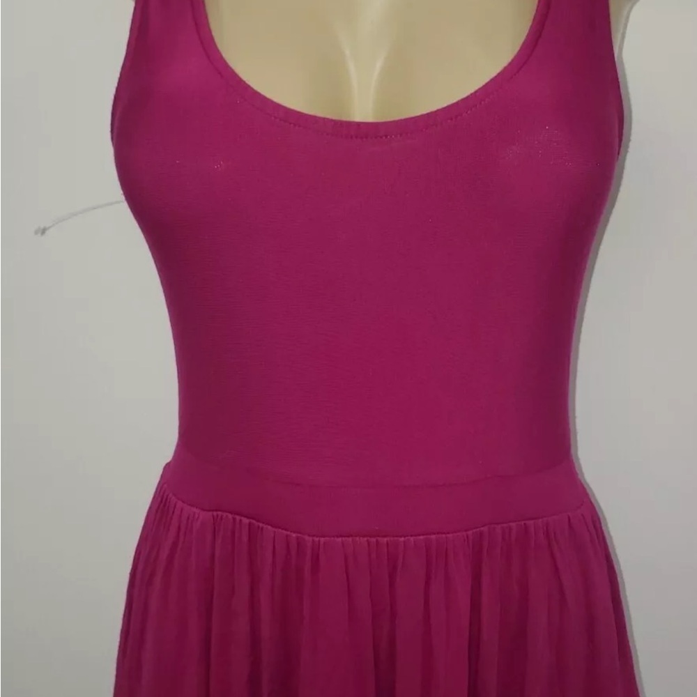 Maeve Anthropologie Maxi Criss Cross Back Pink Size S - Picture 2 of 7